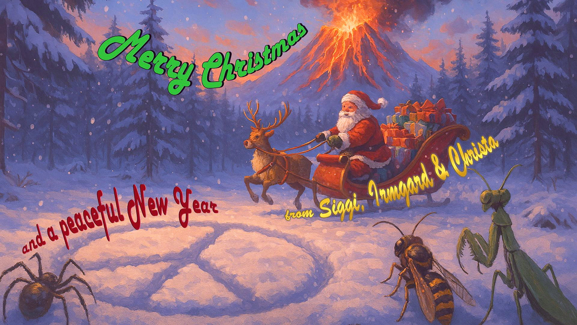 Weihnachtskarte 2025 English