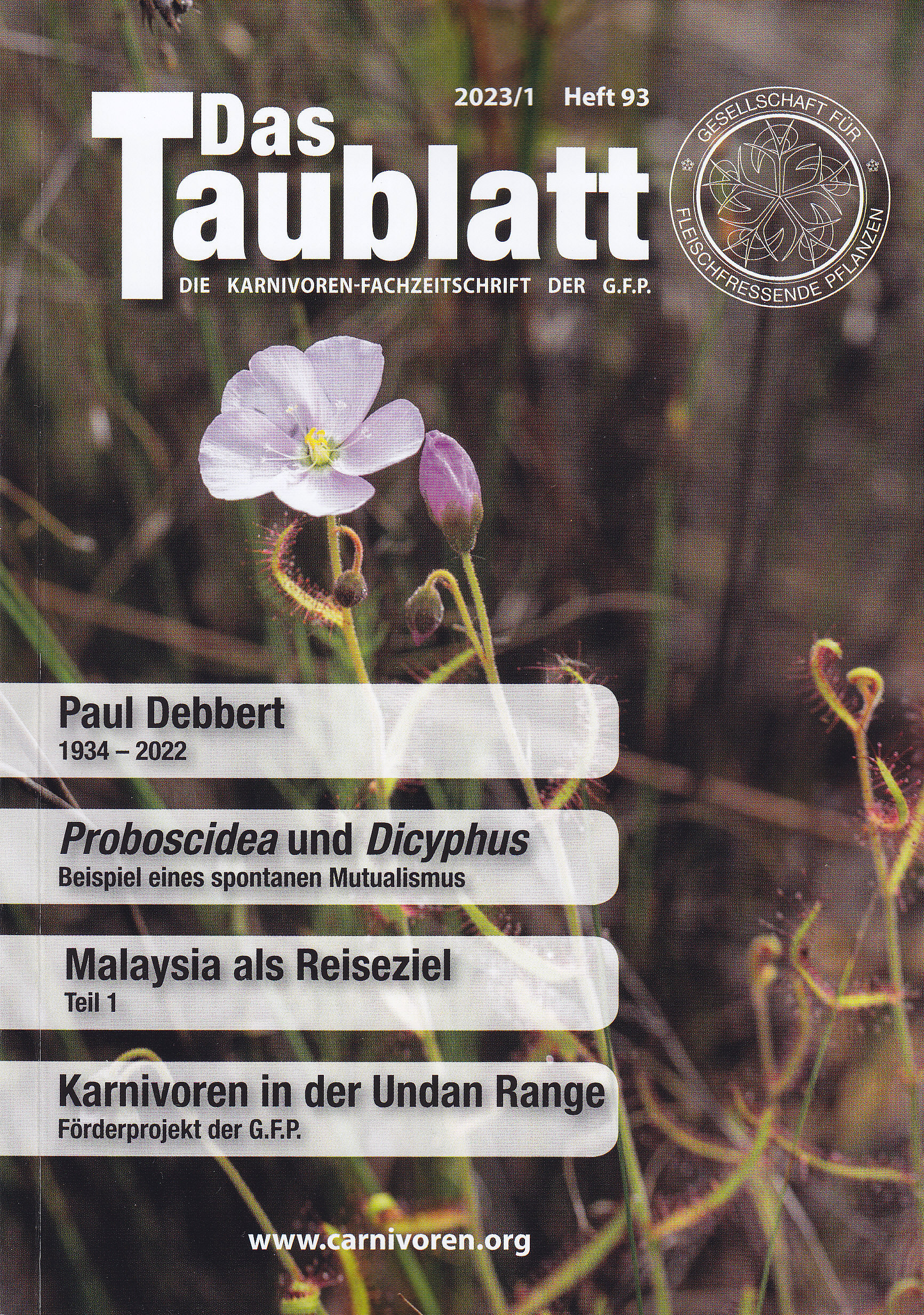 Das Taublatt 2023-1_Cover