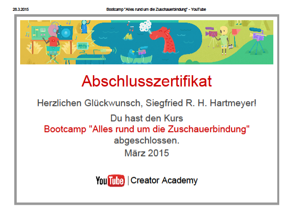 YouTube Creator Academy Bootcamp